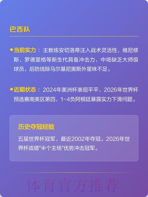 深度盘点：世界杯各队综合实力全解析